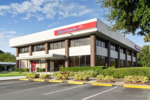 The Bank of America branch at 1025 E. International Speedway Blvd. in Daytona Beach, Florida.